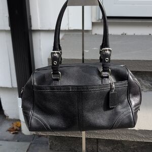 Coach Hampton Vintage 2006 Black Satchel